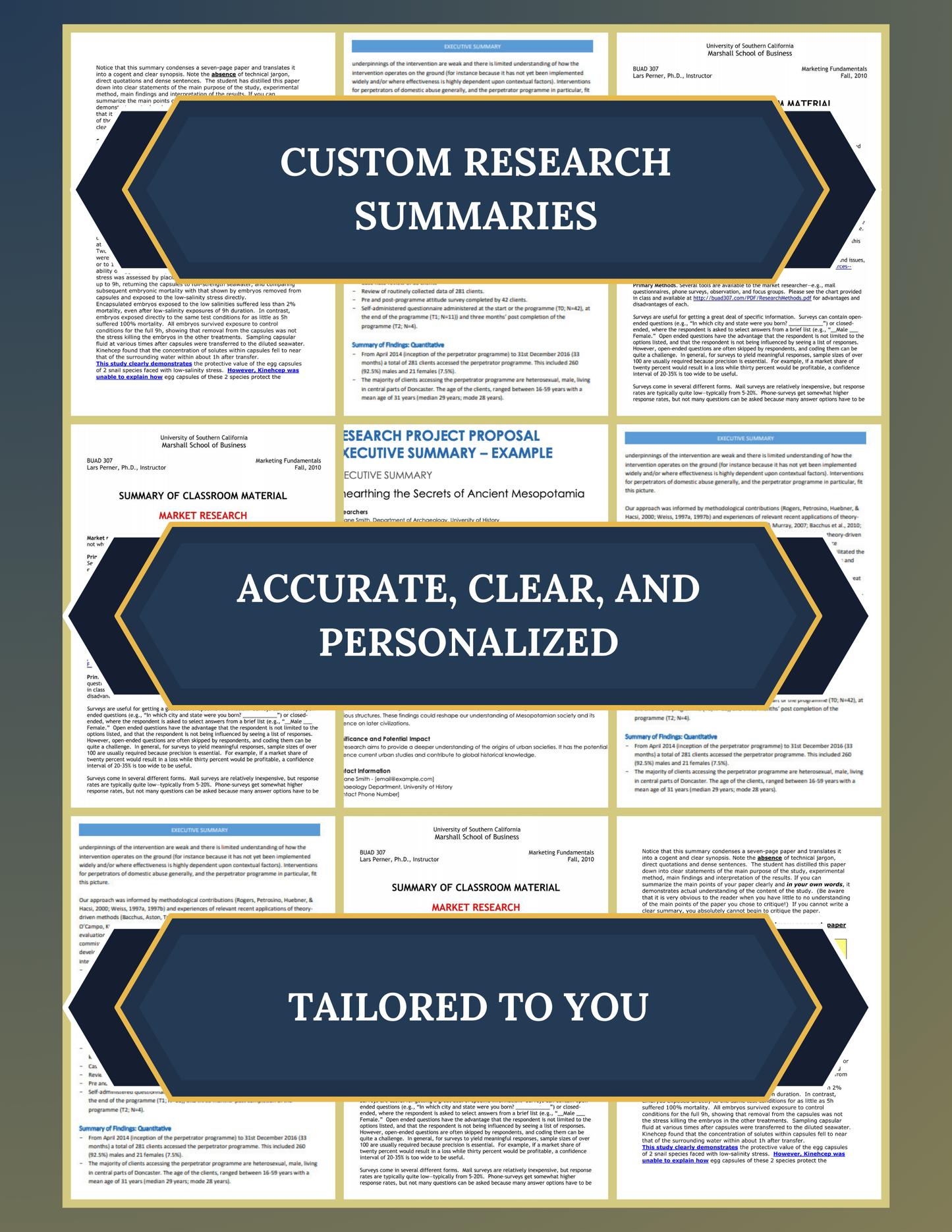 Custom Research Summaries – Clear and Concise Insights