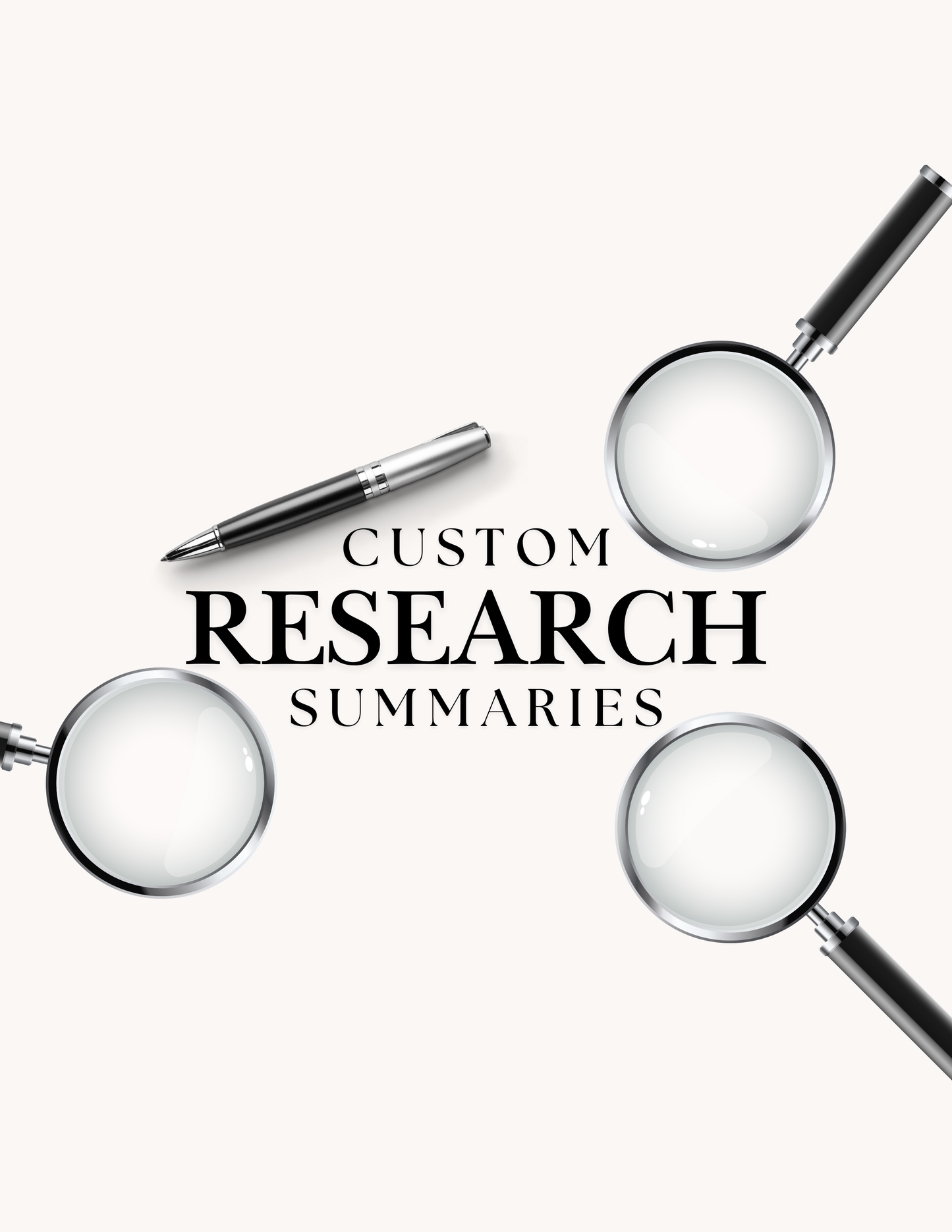 Custom Research Summaries – Clear and Concise Insights