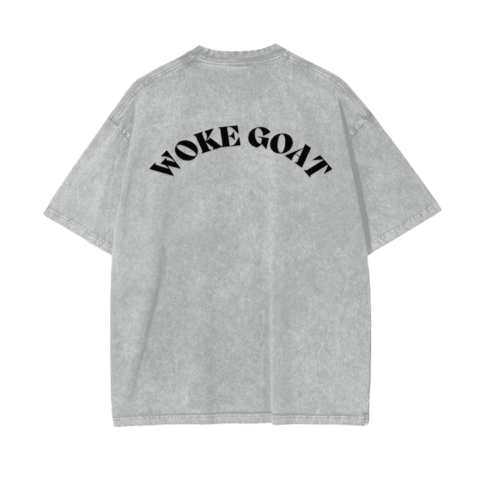 "Lil' Goat" Oversize Snow Washed T-Shirt