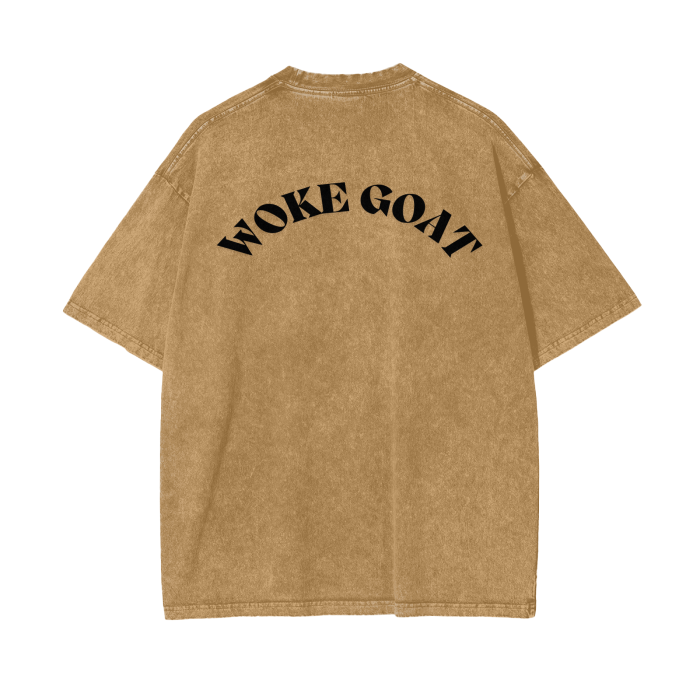 "Lil' Goat" Oversize Snow Washed T-Shirt