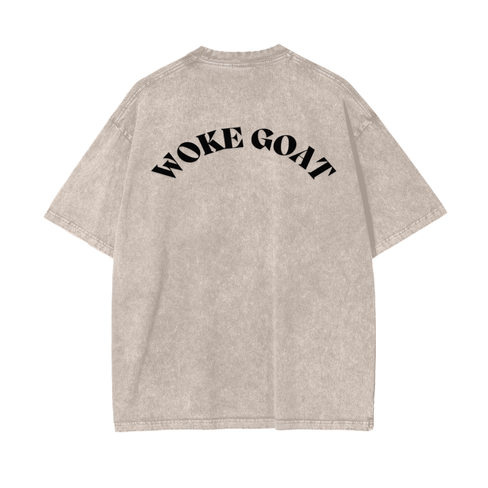 "Lil' Goat" Oversize Snow Washed T-Shirt