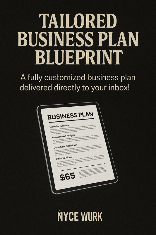 Tailored Business Plan Blueprint (Digital Only)